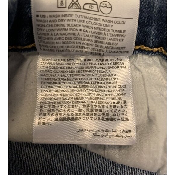 Old Navy Women's Jeans Size 6 Regular Blue Denim Curvy Mid Rise Stretch GUC - Picture 13 of 13